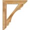 Ekena Millwork Olympic Slat Rough Sawn Bracket, Western Red Cedar, 6"W x 38"D x 46"H BKT06X38X46OLY06RWR - alternate 2